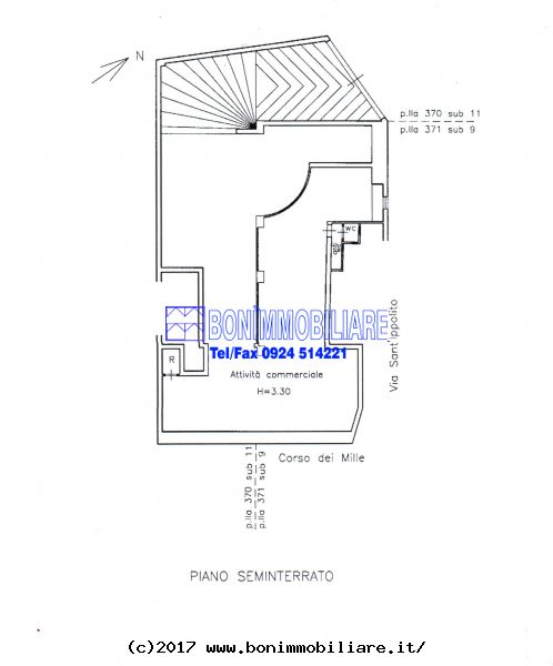 Corso dei Mille, 4 Stanze Stanze,2 BathroomsBathrooms,Locale Commerciale,Vendita,Corso dei Mille,1309