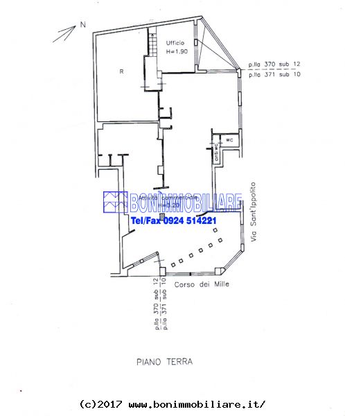 Corso dei Mille, 4 Stanze Stanze,2 BathroomsBathrooms,Locale Commerciale,Vendita,Corso dei Mille,1309